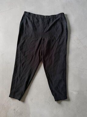 ANY BODY Black Joggers Ankle Dress Pants Size 1X